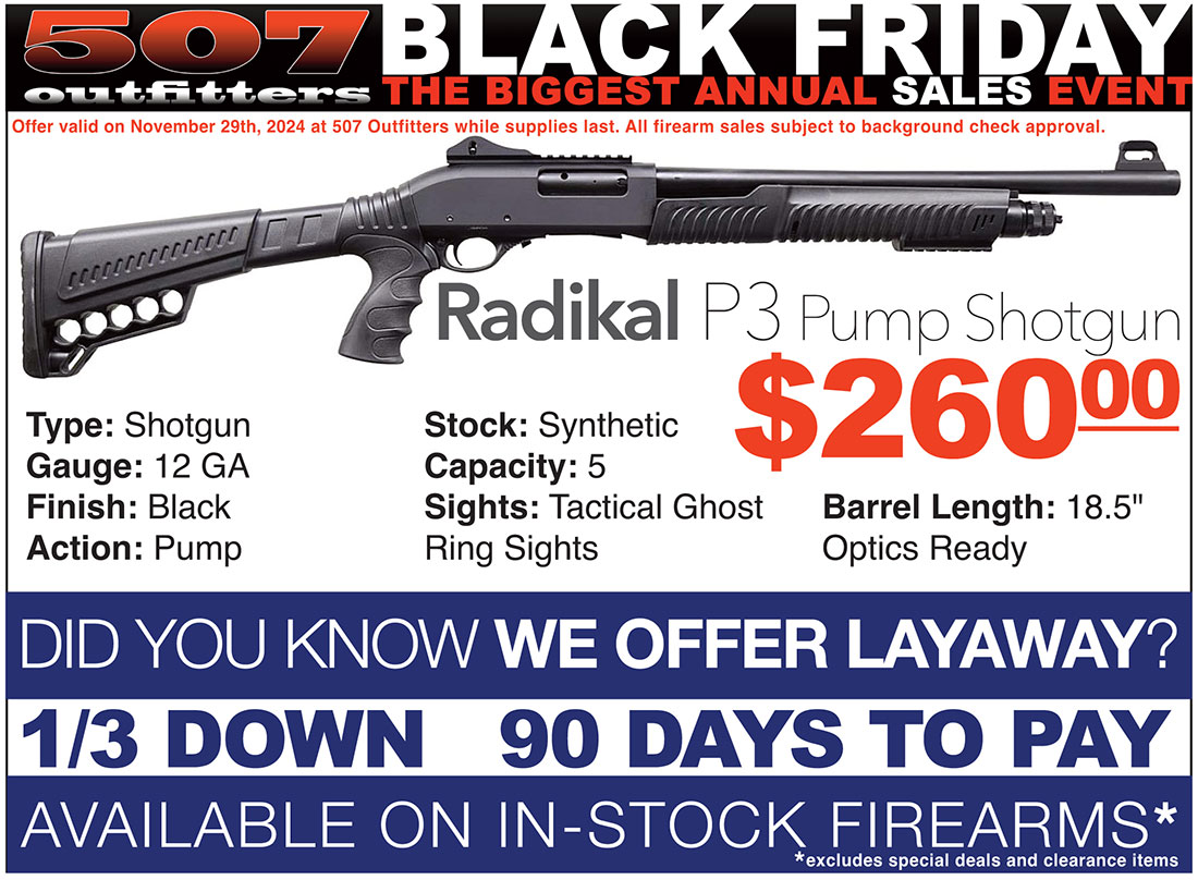 Radikal P3 Pump Action Shotgun